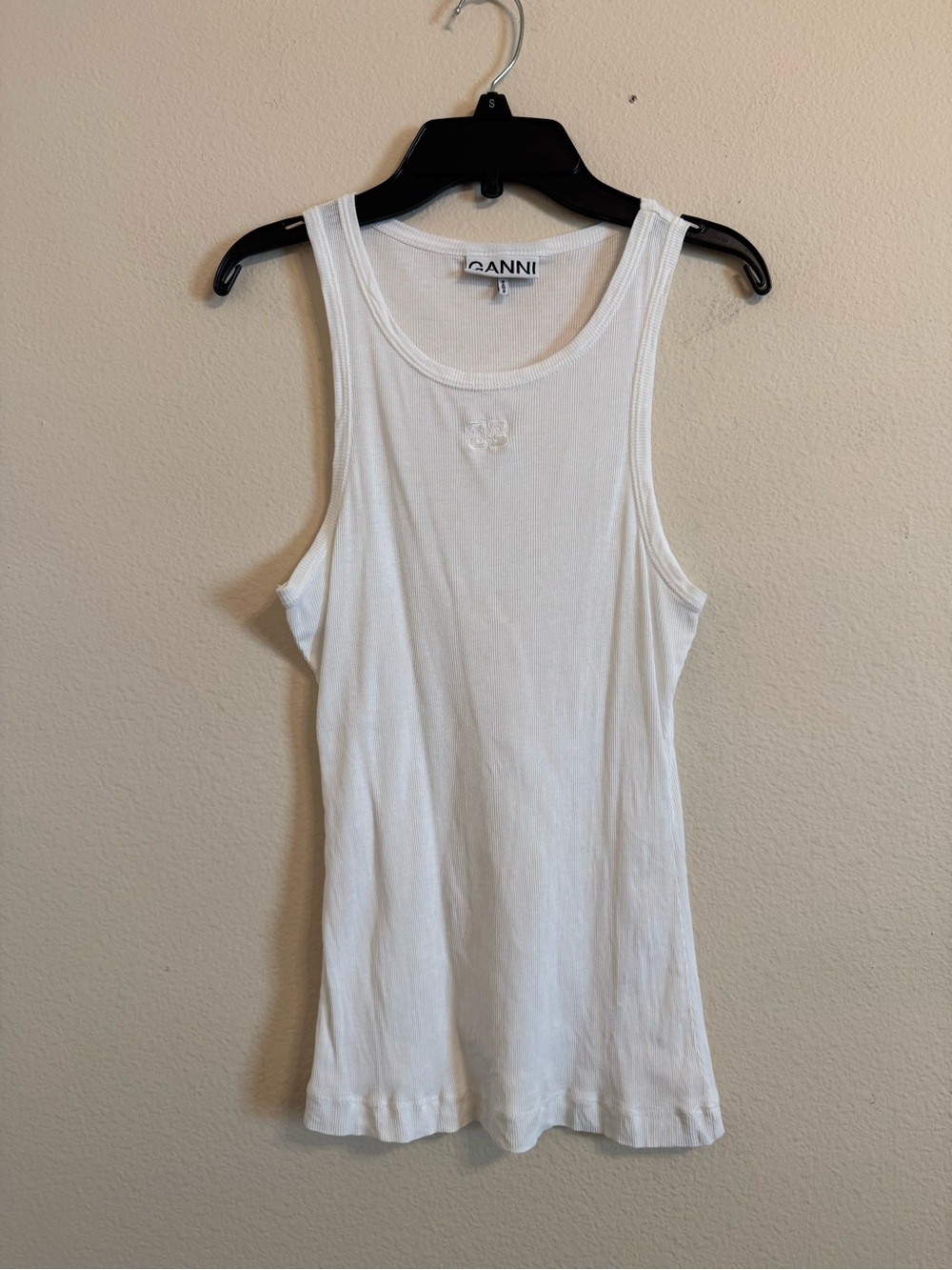 GANNI Ribbed Tank Top - Picture 2 of 10